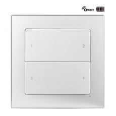 Face doorbell switch, 55mm Panel-sliver