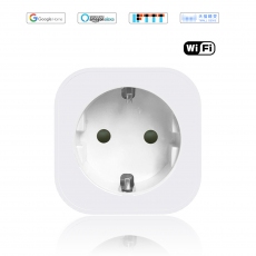 Wintop AI WiFi Smart Euro Mini Plug Socket Works with Amazon Alexa, Echo, Google Home and IFTTT, Smart Switch 2A Outlet Controlling Lights by Phone with Energy Monitoring(Option), App Remote Control and Timer Function, No Hub Required,Designed in Netherla